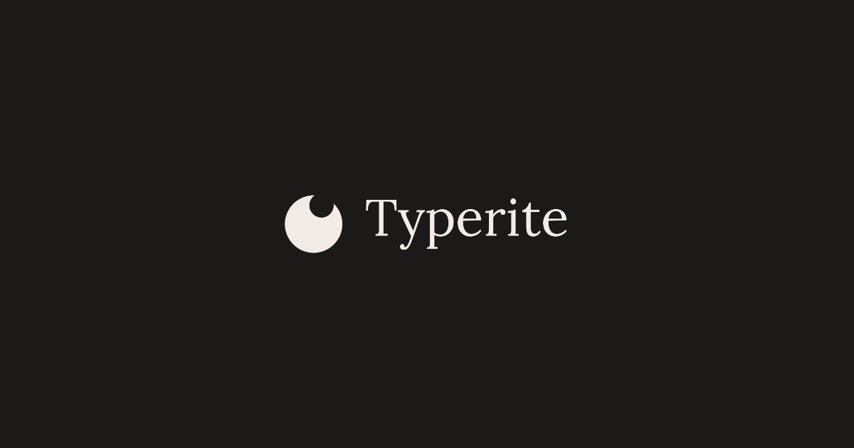 Type Rite Typerite — A Daily Writing Ritual